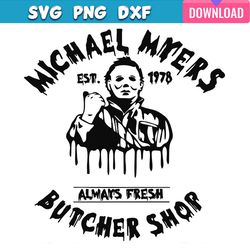 michael myers butcher shop svg bundle halloween horror movie svg bundle