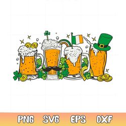 saint patricks day beer drinking squad svg