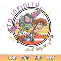 vintage to infinity and beyond svg disney toy story svg file