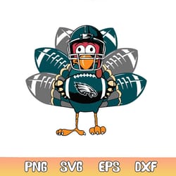 philadelphia eagles turkey thanksgiving svg