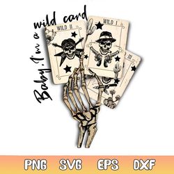 western halloween baby im a wild card png