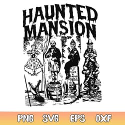 vintage the haunted mansion disney halloween svg file
