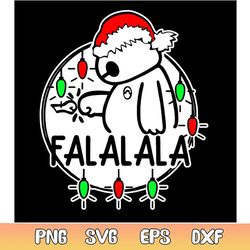 lovely falalala disney baymax christmas svg file