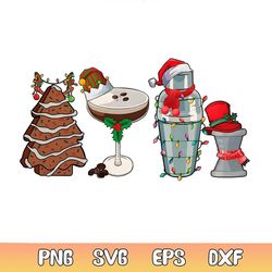 christmas espresso martini cocktails png