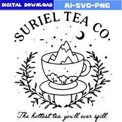 suriel tea a court of thorns and roses svg bundle design