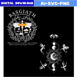 basgiath war college healer svg bundle fourth wing svg bundle cricut file