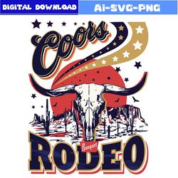coors and cattle rodeo western svg bundle