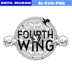 fourth wing rebecca yoros best svg bundle