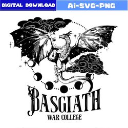 basgiath war college fourth wing svg bundle design
