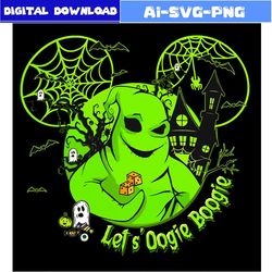 lets oogie boogie mickey ear png jack skellington png file