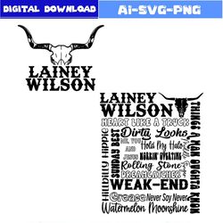vintage lainey wilson country music svg bundle design file