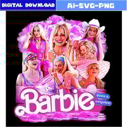 margot robbie vintage retro barbie 2024 png silhouette file