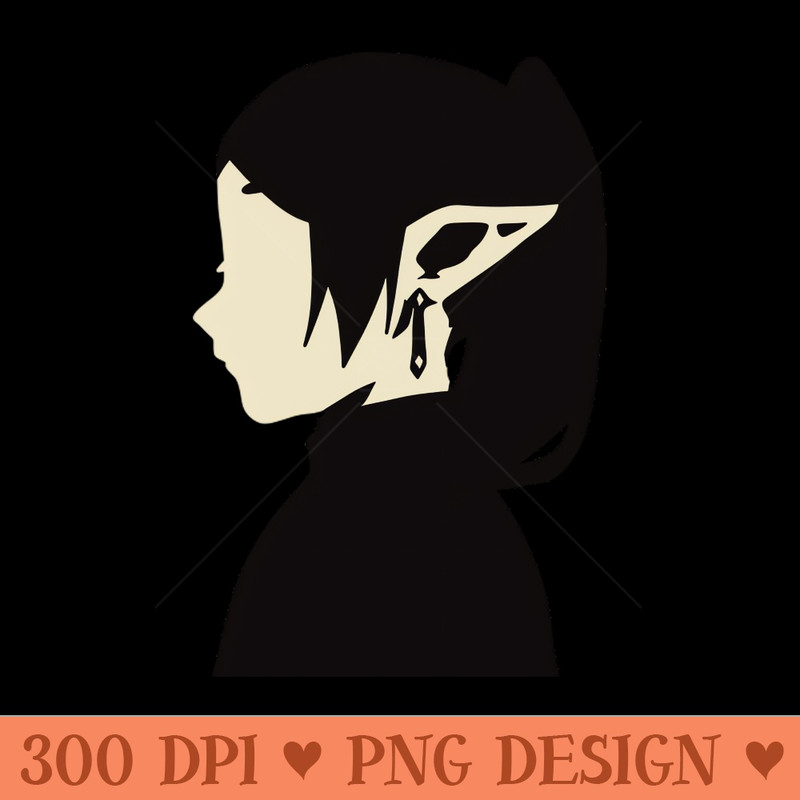 Frieren Side View Sousou no Frieren Anime SNF135 - Sublimation PNG Designs - Download right after purchase