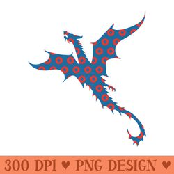 phish flying dragon donuts - modern png designs
