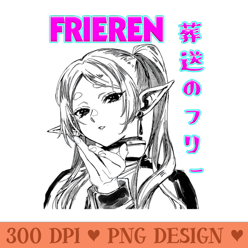Frieren - PNG Design Files - Download in an instant