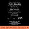 The Clash 25th October 1977 Get Out of Control UK Tour with support From Richard Hell u0026 The Voidoids Ticket Repro - Sublimation PNG Designs - Download immed