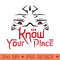 Sukuna Know Your Place - Sublimation designs PNG - Instant Download