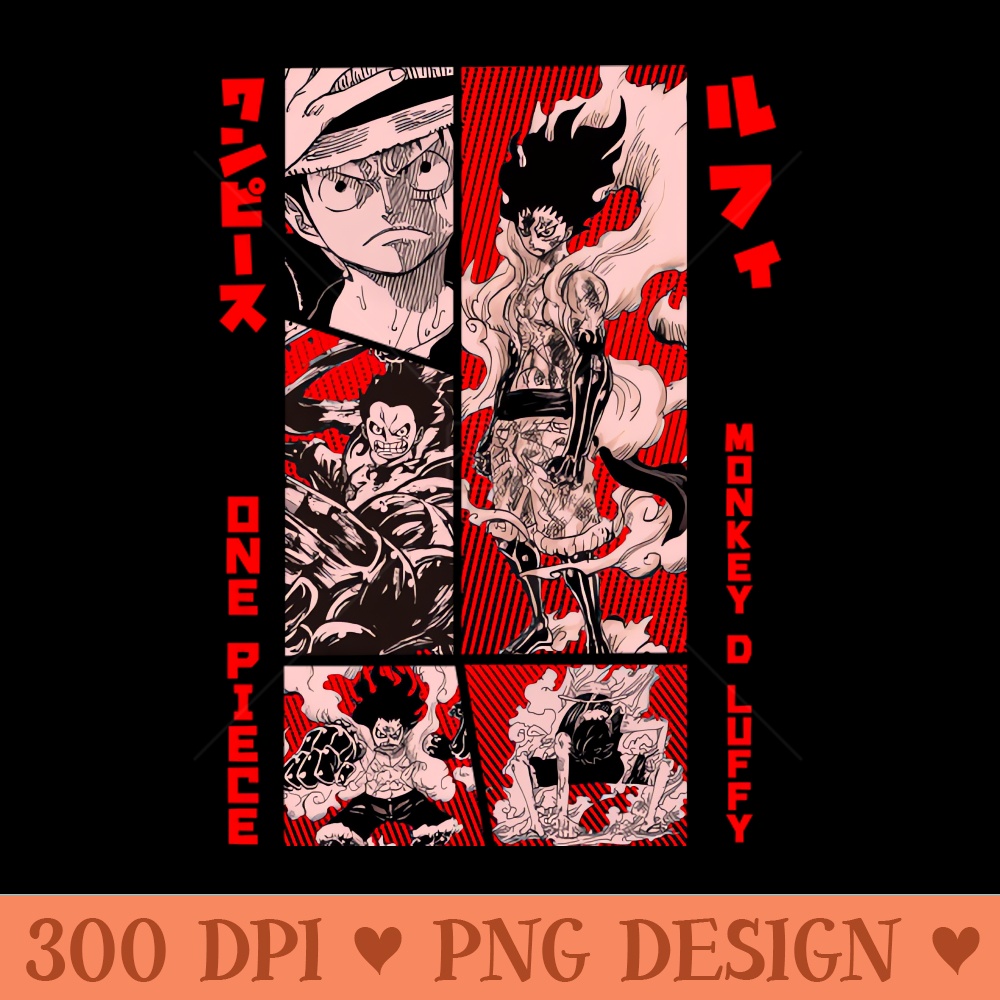 monkey d luffy - Exclusive PNG designs - Fast download
