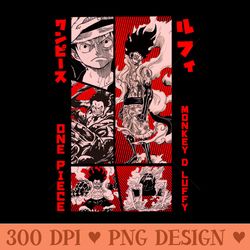 monkey d luffy - exclusive png designs