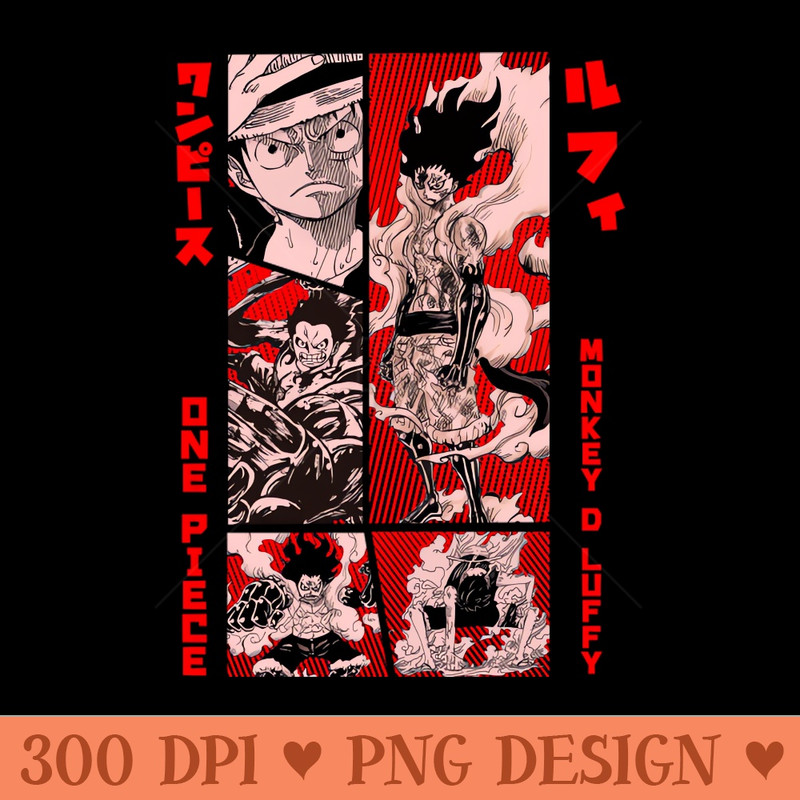 monkey d luffy - Exclusive PNG designs - Fast download