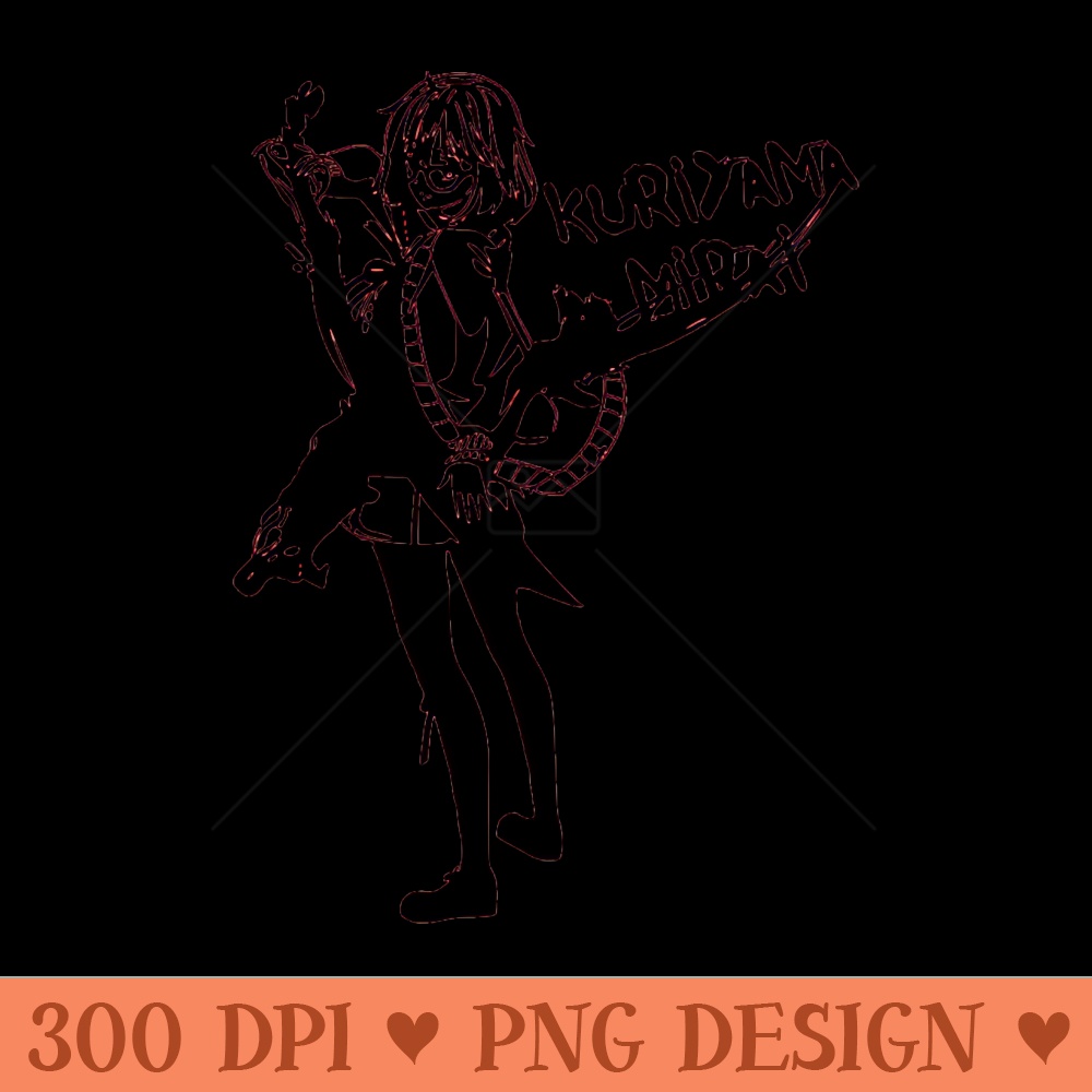 Kyoukai no Kanata Kuriyama Mirai - Unique Sublimation patterns - Immediate download