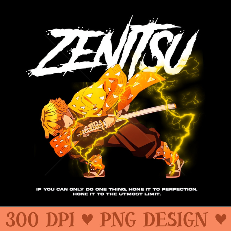 Zenitsu Chan Demon Slayer - Download PNG images - Fast download