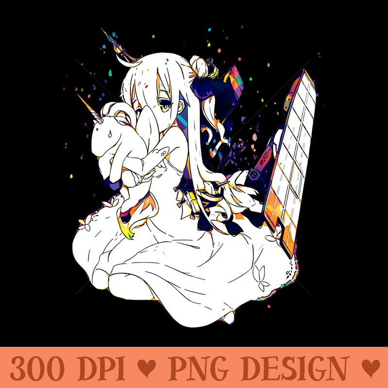 Azur Lane Unicorn Pop Art - Unique Sublimation patterns - Download right away