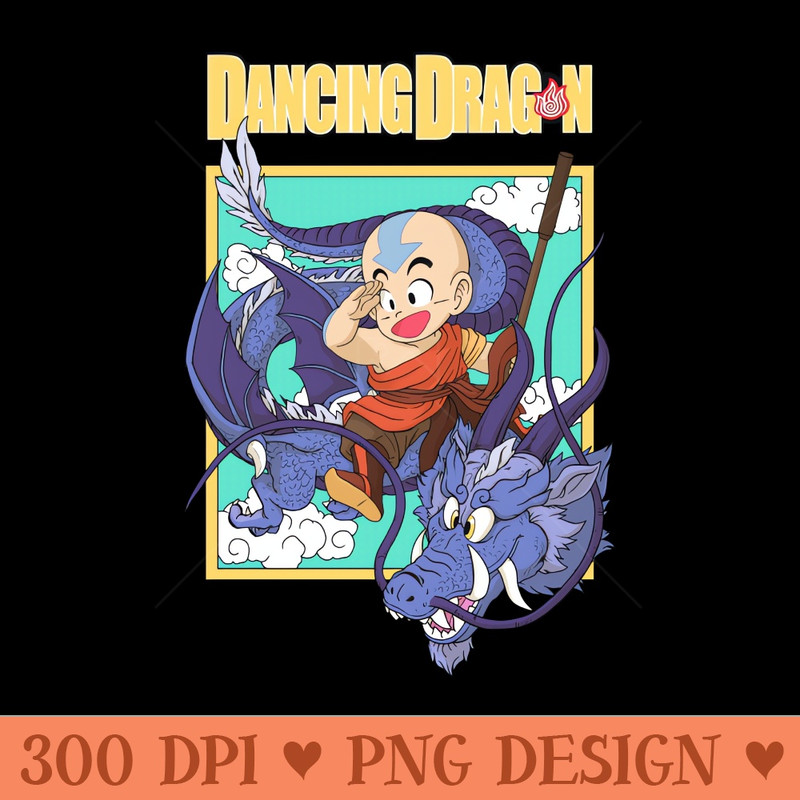 Dancing DragonS - Sublimation templates PNG - Download instantly