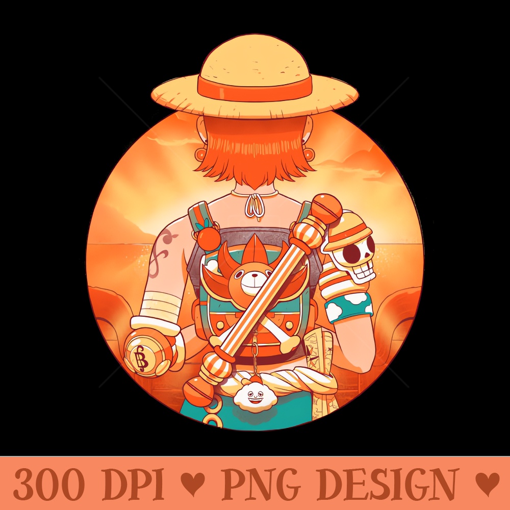 Summer Piece - Ready To Print PNG Designs - Instant download