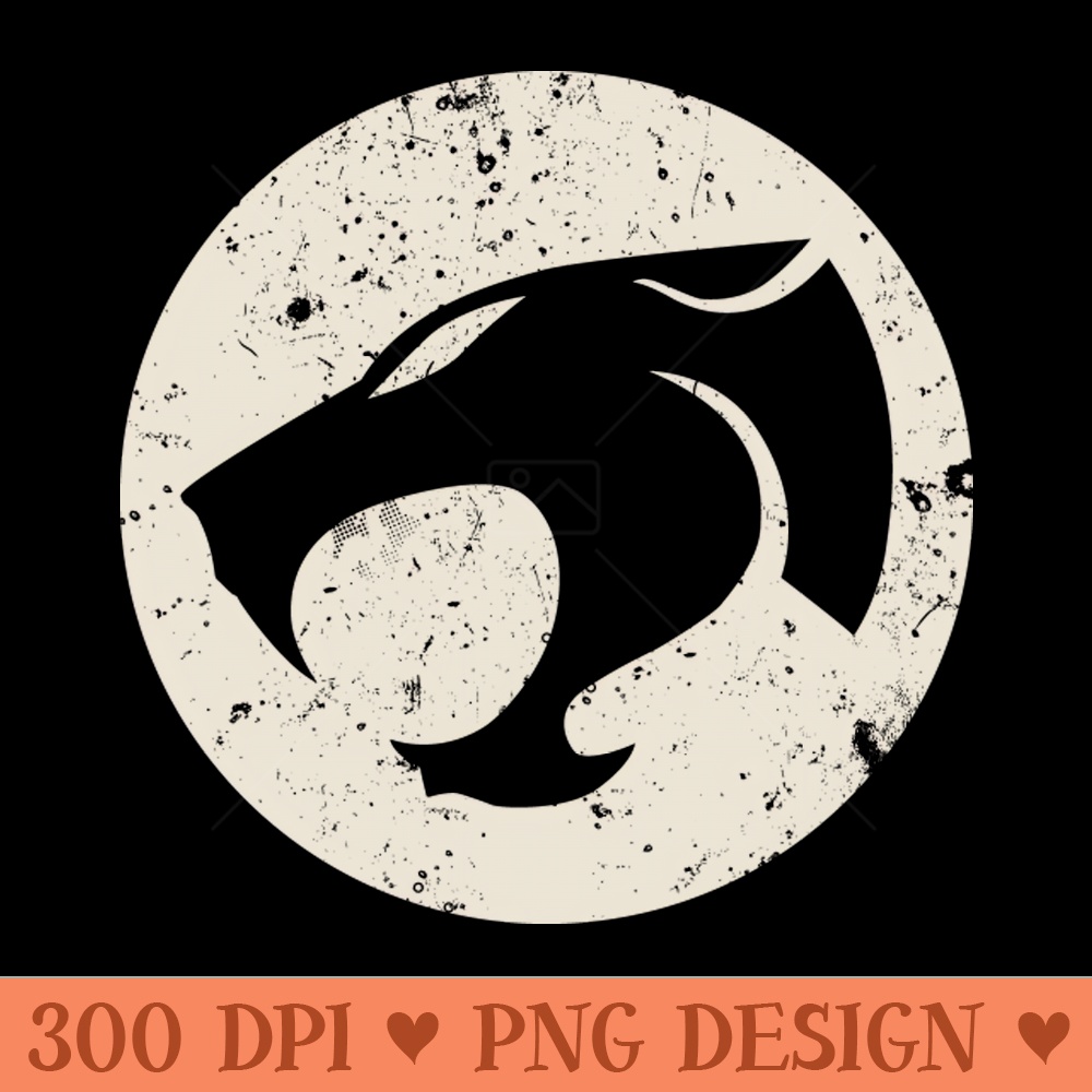 Panther Eye Grunge Icon - Sublimation templates PNG - Instant Download