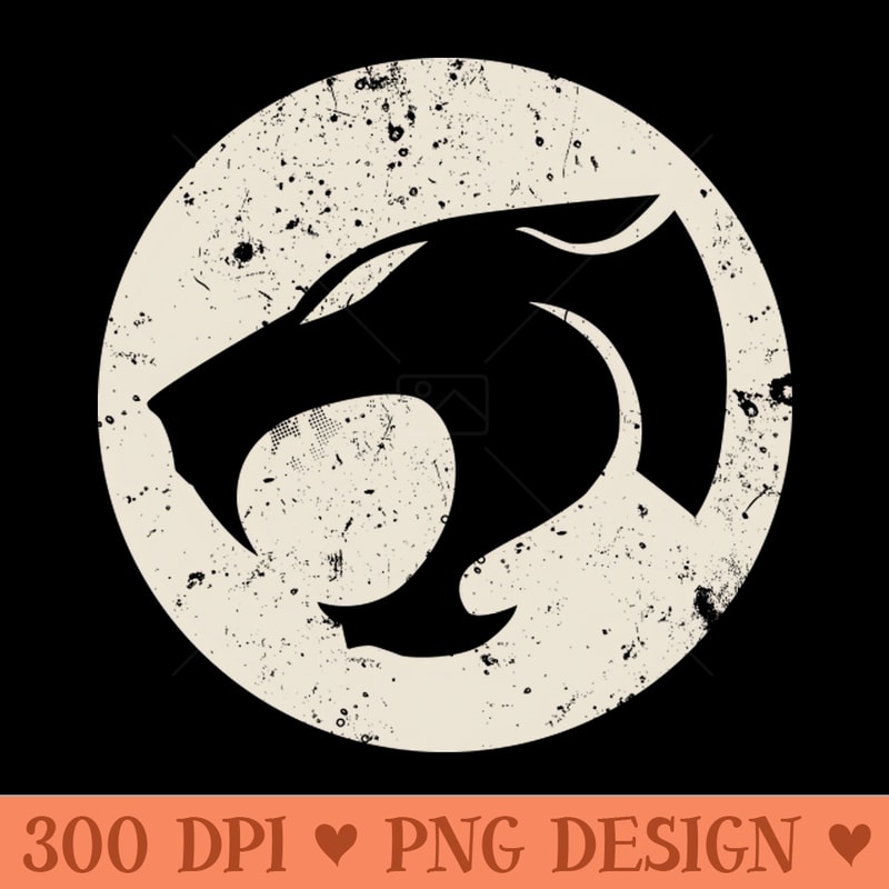 Panther Eye Grunge Icon - Sublimation templates PNG - Instant Download