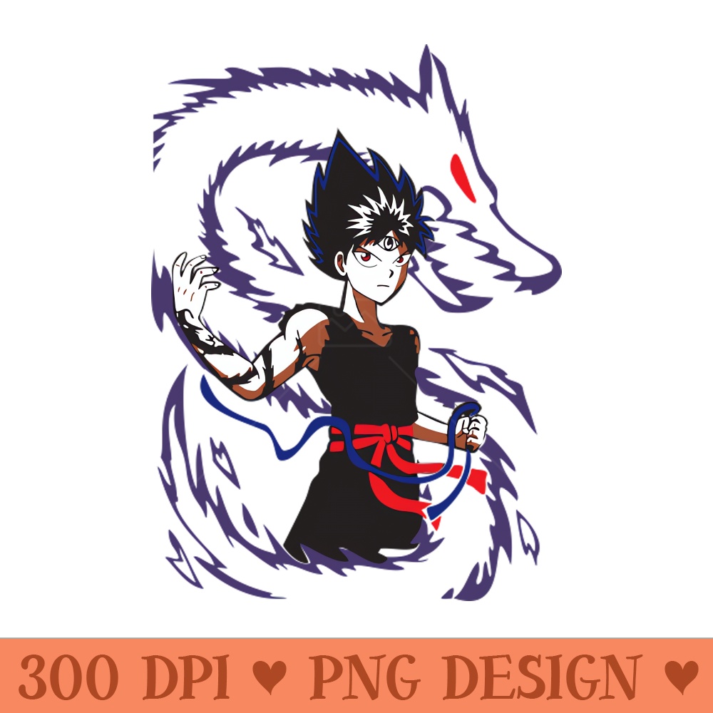 Cursed Child Hiei Fanart - High Quality PNG Files - Download right after purchase