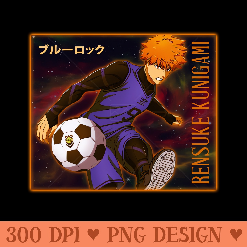 Films Character Soccer Player Funny Men - Sublimation clipart PNG - Instantaneous download