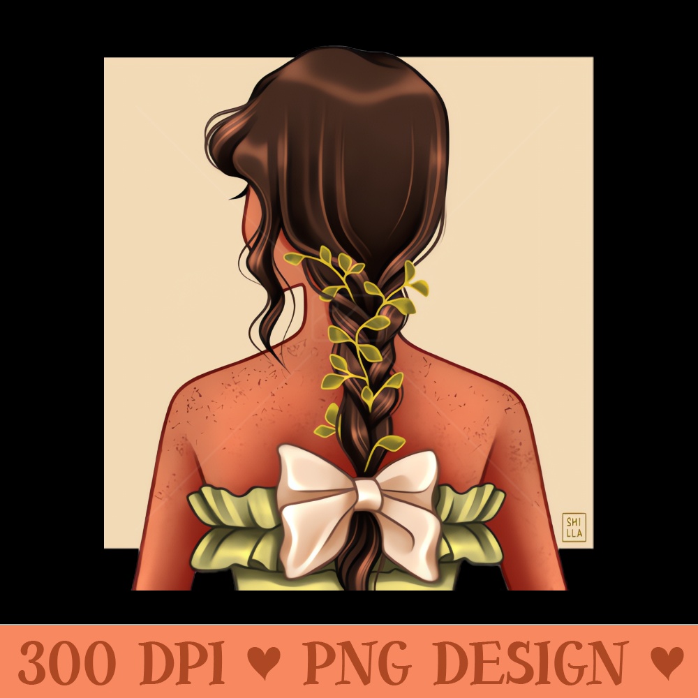 Forest Hair - Sublimation designs PNG - Instantaneous download