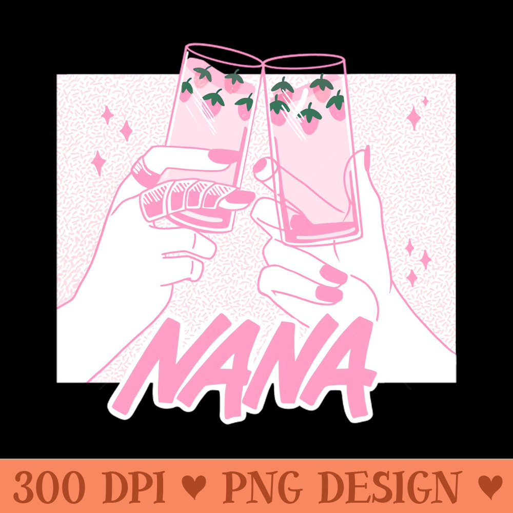 NANA Strawberry Glasses - PNG Clipart Download - Download right away