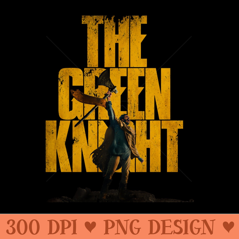 Green Knight Vintage - Sublimation PNG Designs - Download right away