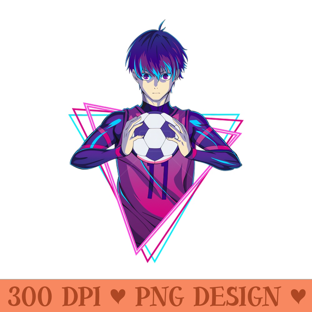 blue lock anime - Sublimation images PNG download - Instant download