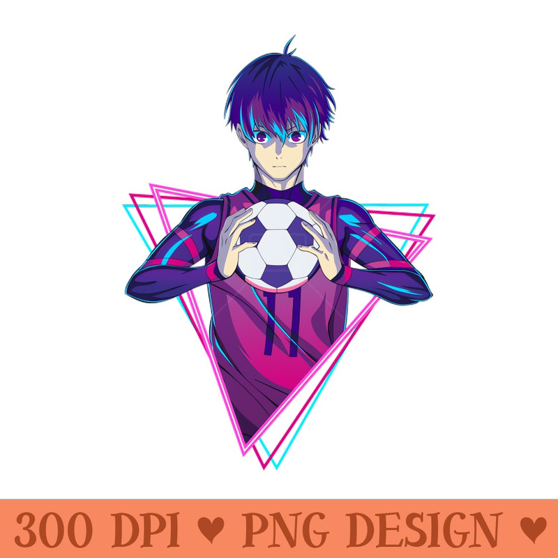 blue lock anime - Sublimation images PNG download - Instant download