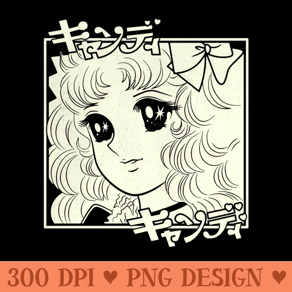 Candy Candy - Sublimation images PNG download - Instant Download