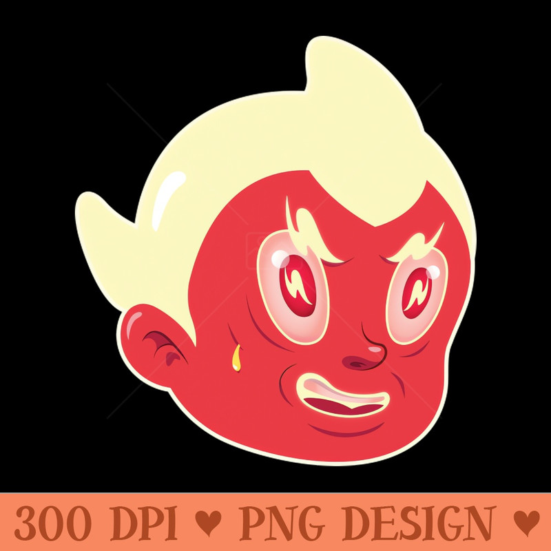 Atomboy Super Saiyan - Digital PNG Downloads - Immediate download