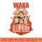 Wakamotoharu and Wakatakakage Japanese sumo wrestlers - Digital PNG Artwork - Instantaneous download