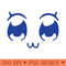Pipimi Eyes - Sublimation clipart PNG - Download instantly