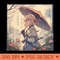 violet evergarden umbrella - Sublimation artwork PNG download - Download instantly