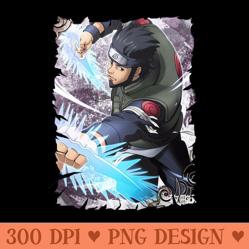 ASUMA SARUTOBI ANIME MERCHANDISE - Sublimation PNG Designs - Instant Download