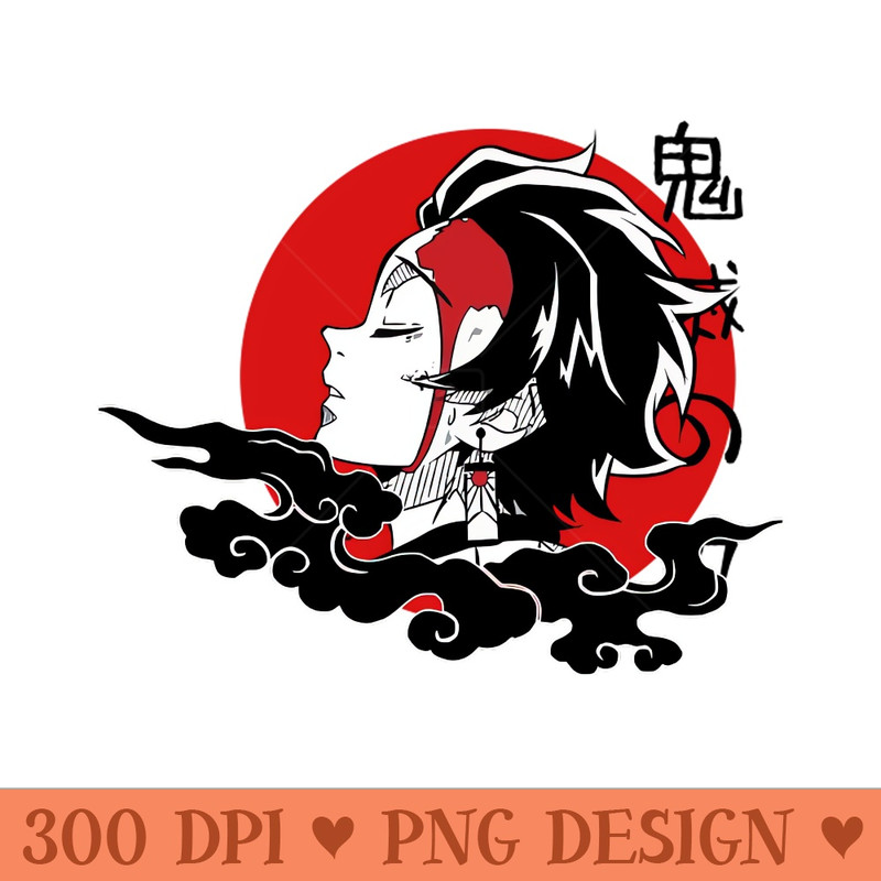 tanjiro demon slayer - Modern PNG designs - Instantaneous download