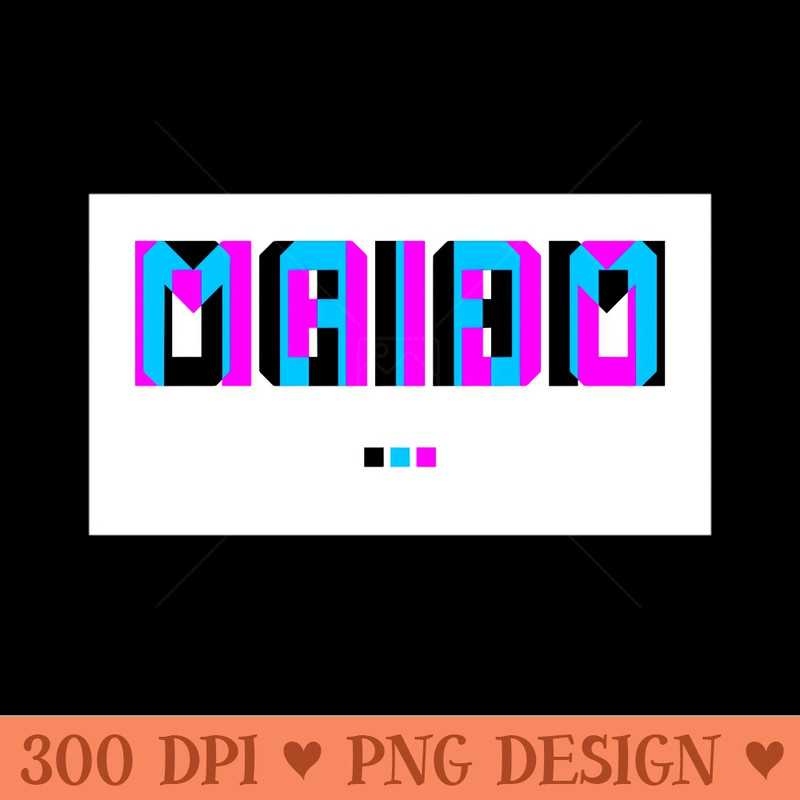 Maido - Sublimation clipart PNG - Download instantly