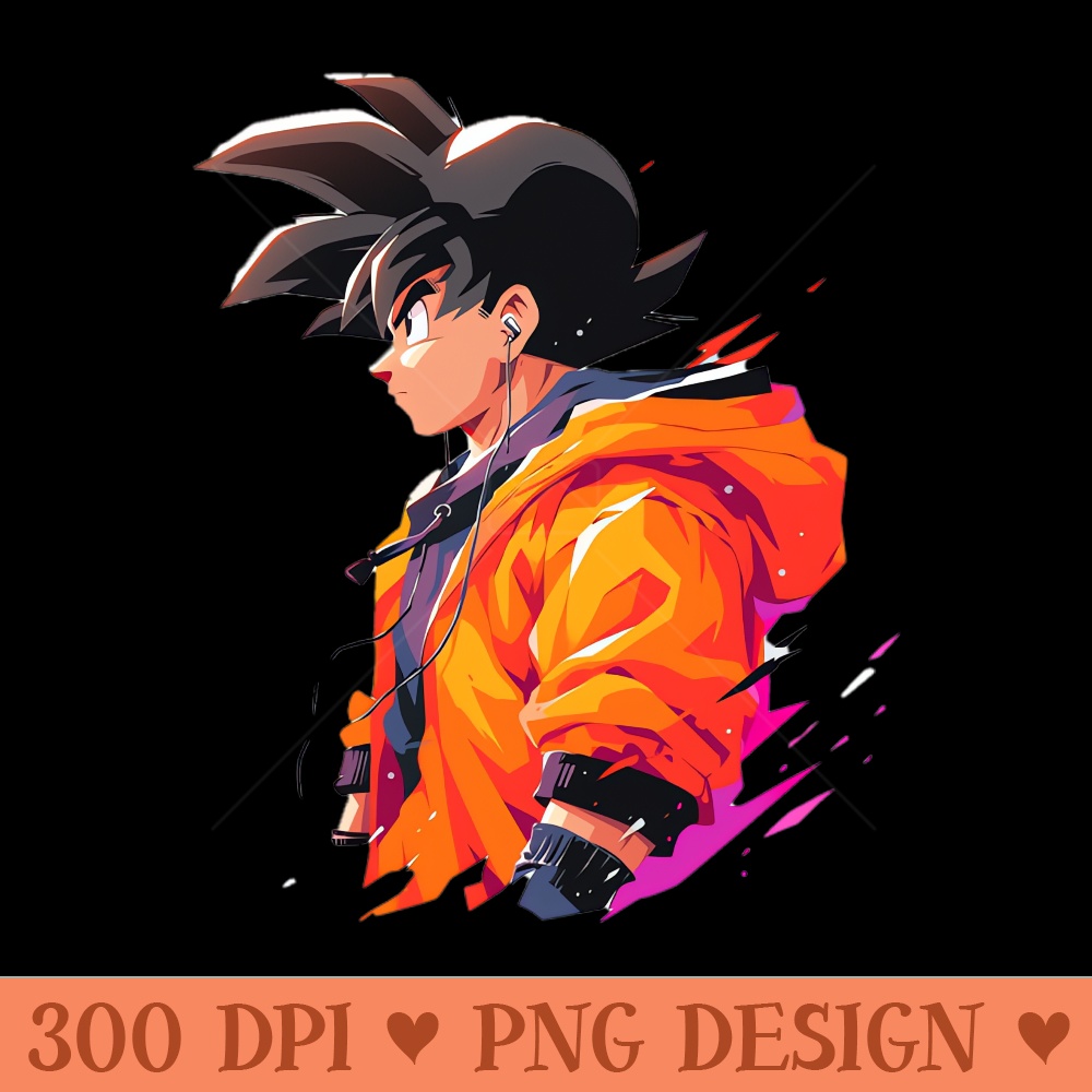 Goku - Sublimation PNG download - Instant Download