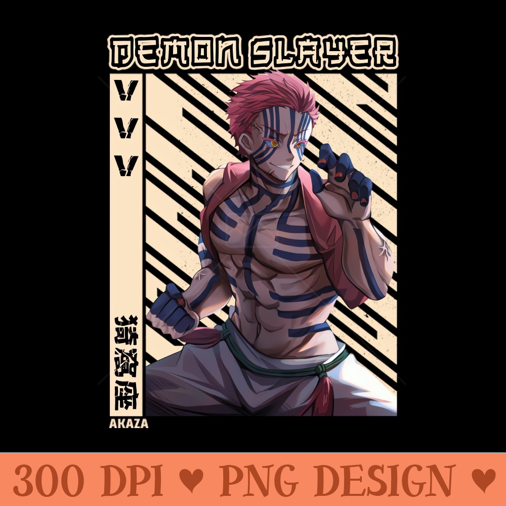 Akaza Demon Slayer - PNG Clipart Download - Fast download