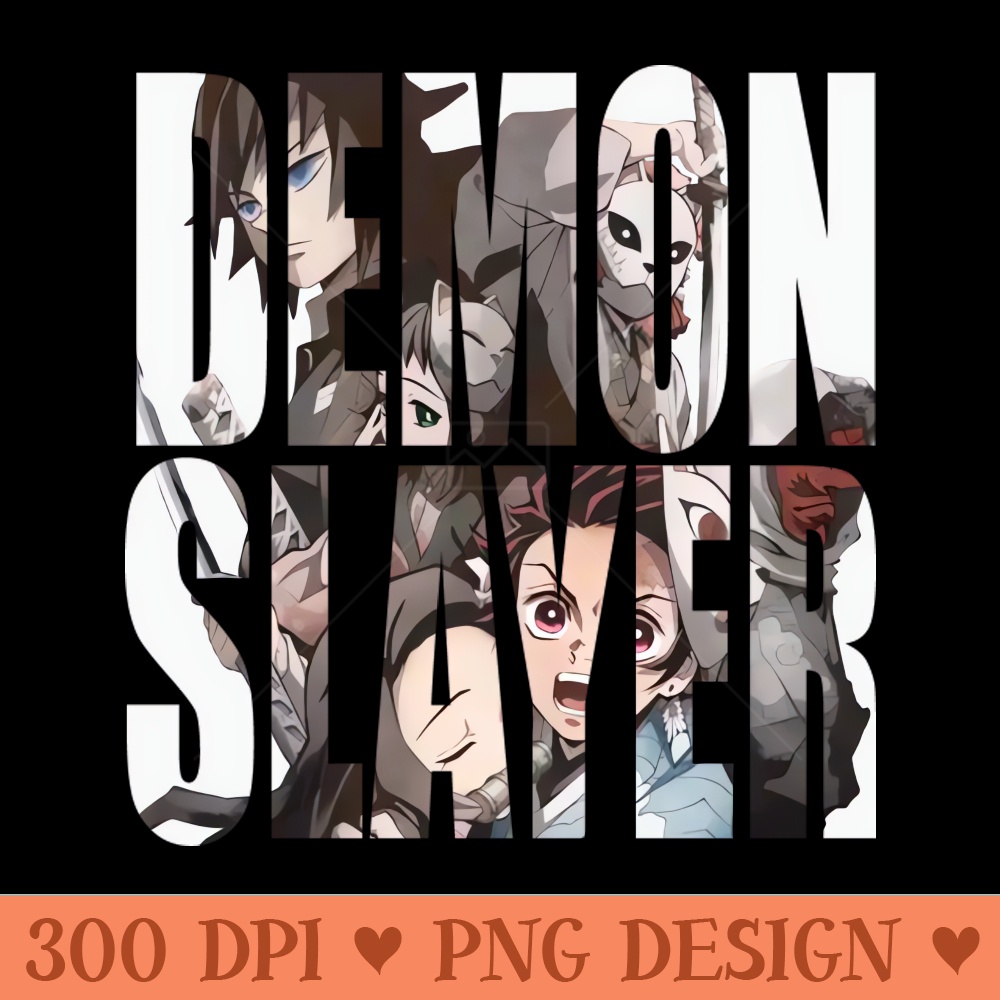 demon slayer - Sublimation printables PNG download - Quick download