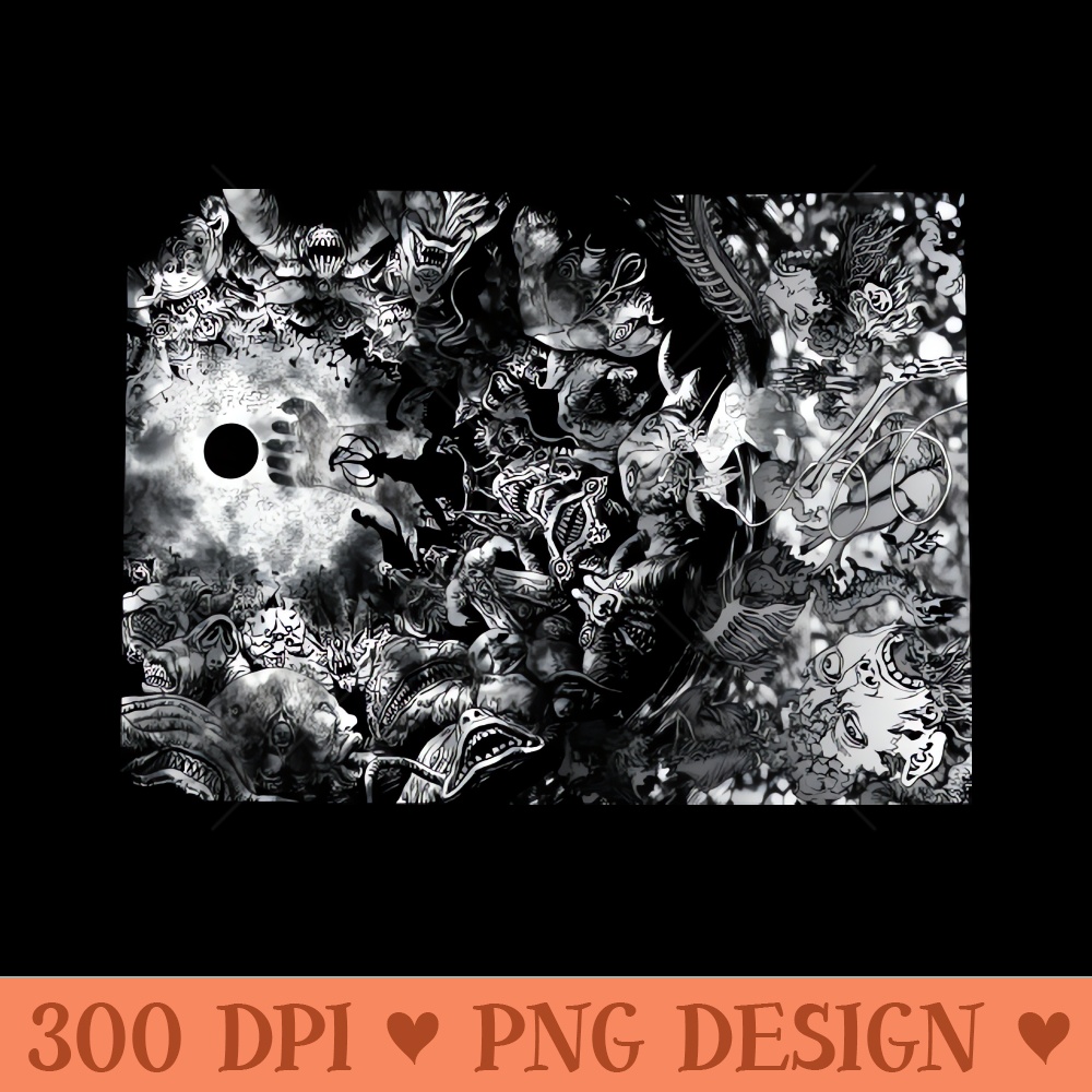monsters - Printable PNG Graphics - Instant Download